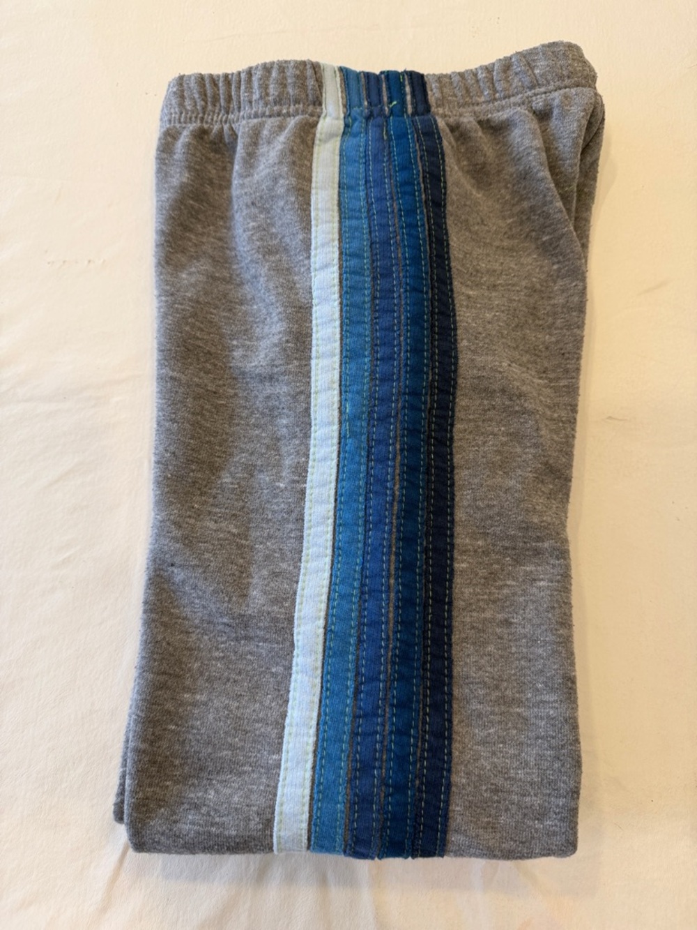 Aviator Nation Kids Gray Sweatpants with Blue Stripe size 12 - Picture 2 of 4